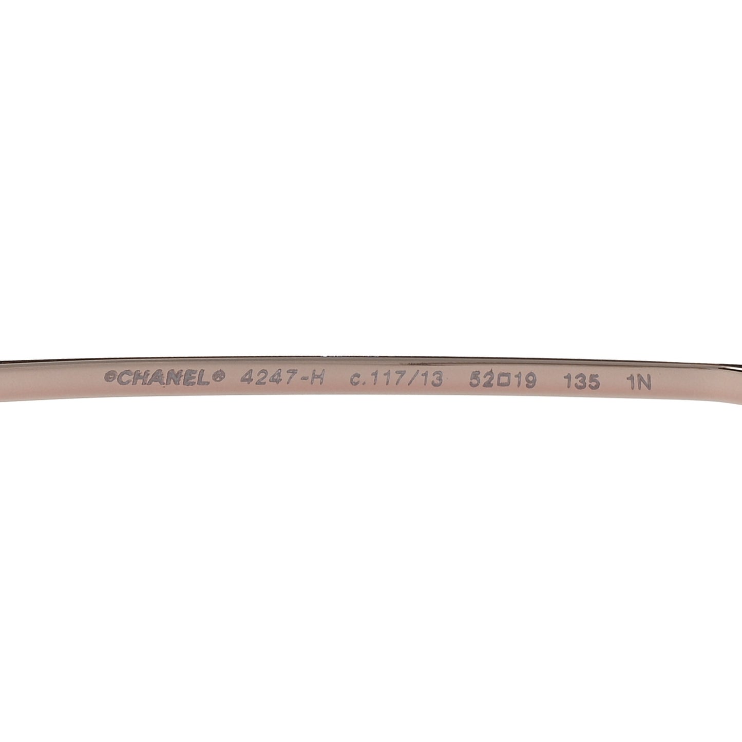 Round Pearl Sunglasses 4247-H Pink Gold