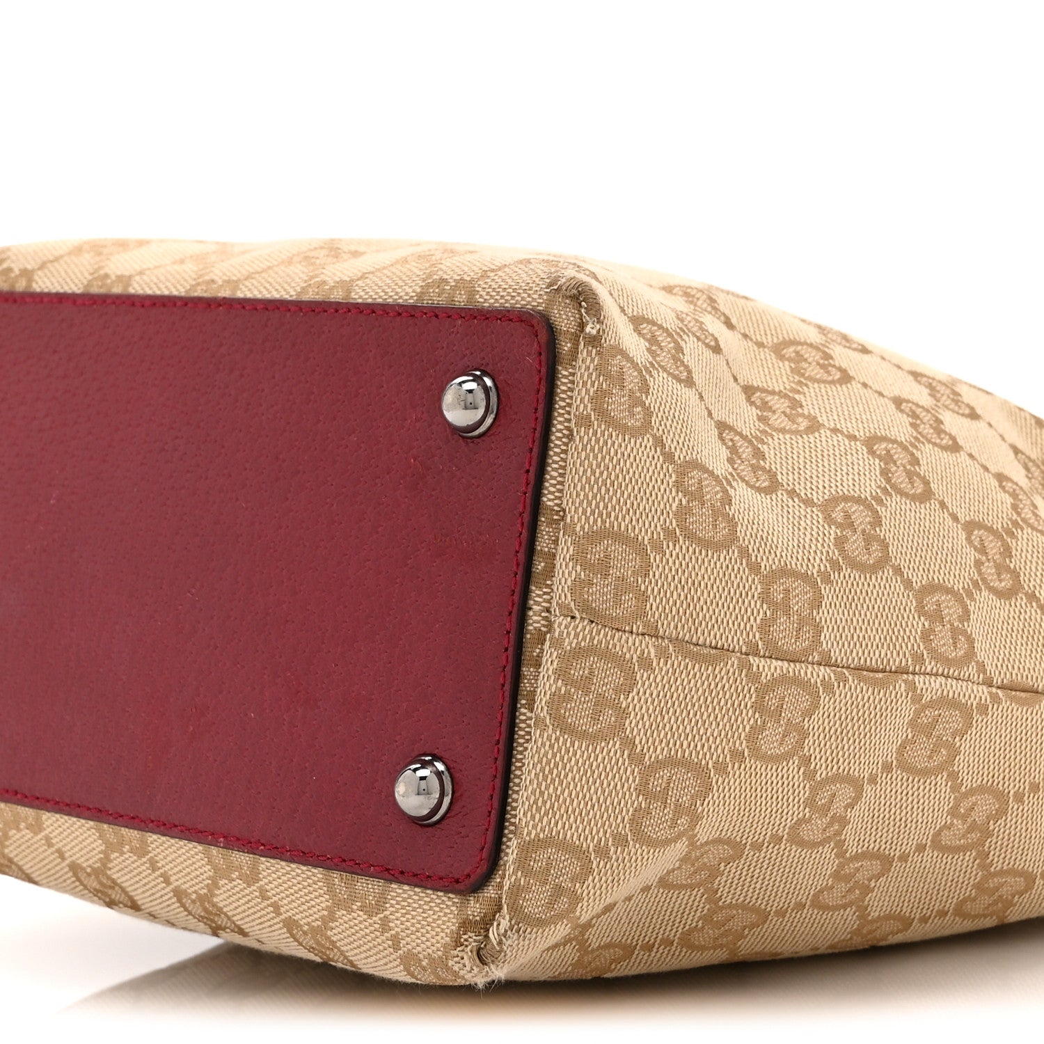 Gucci Monogram Small Eclipse Tote Red 10 of 14