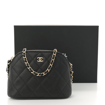 Chanel Caviar Quilted Classic Clutch With Chain Black 12 of 12