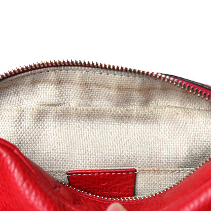 Gucci Pebbled Calfskin Small Soho Disco Bag Tabasco Red 16 of 24