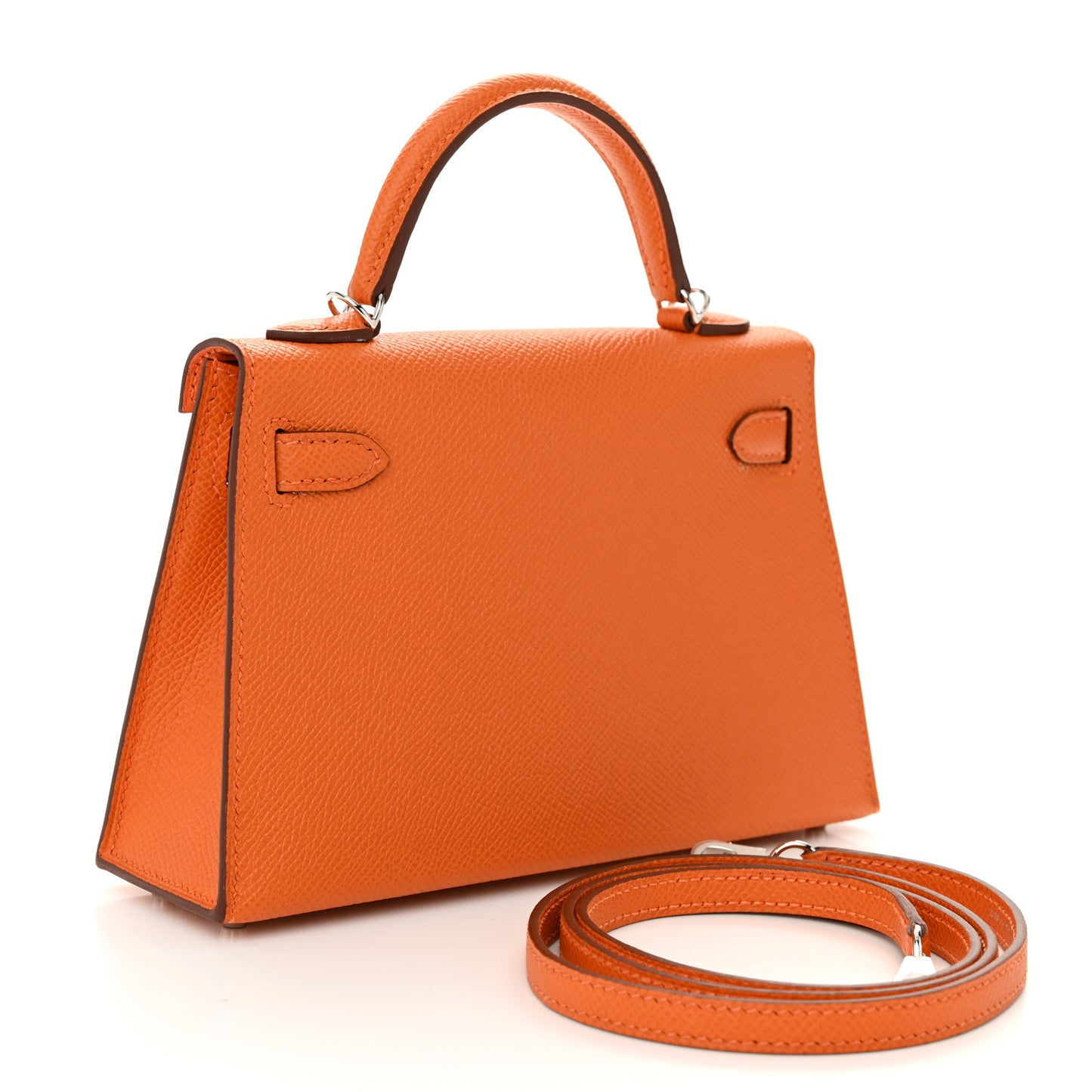 Epsom Mini Kelly Sellier 20 Orange