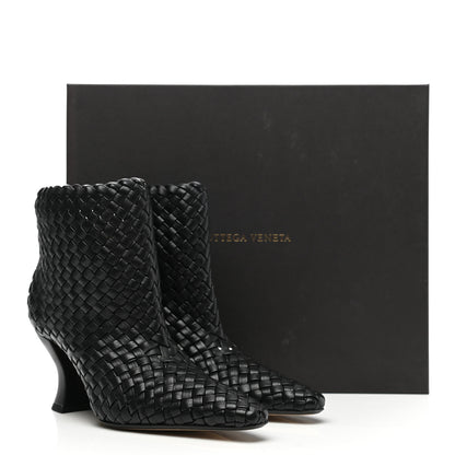 Bottega Veneta Nappa Intrecciato Ankle Boots 39 Black 8 of 8