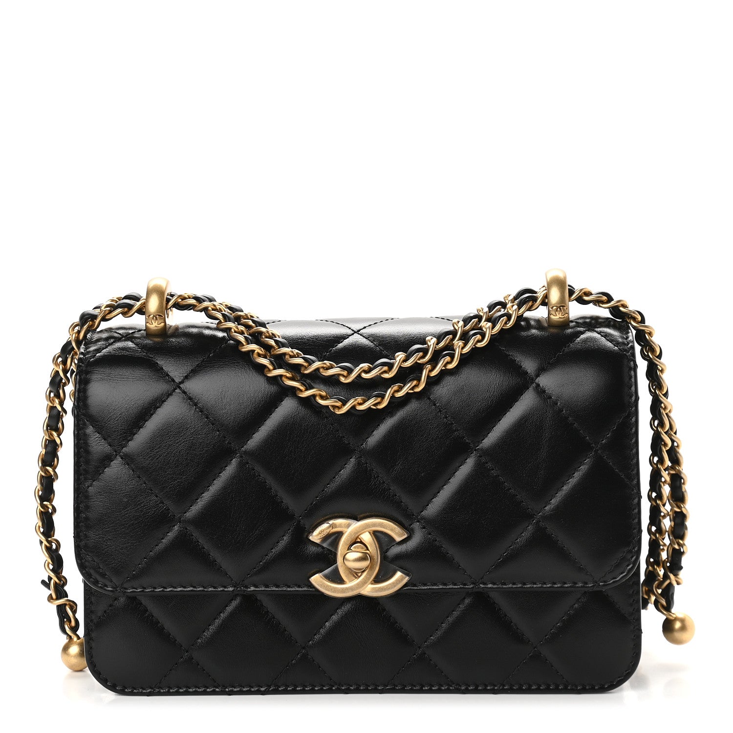Chanel Calfskin Quilted Mini Perfect Fit Flap Black 1 of 9