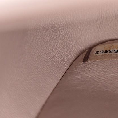 Chanel Calfskin Chevron Quilted Jumbo Double Flap Light Pink 6 of 11
