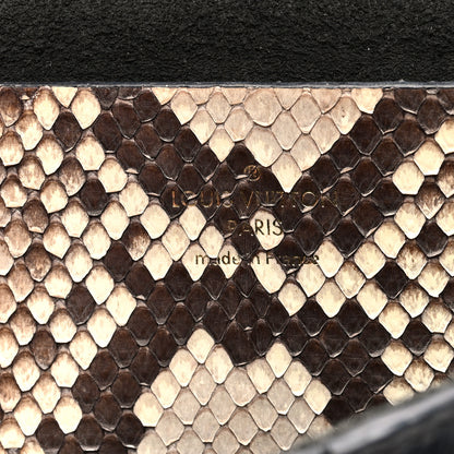 Louis Vuitton Snakeskin Calfskin Love Note Black 6 of 9