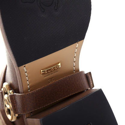 Gucci GG Monogram Calfskin Lola Tall Boots 36 Beige Ruggine Cuir 8 of 9