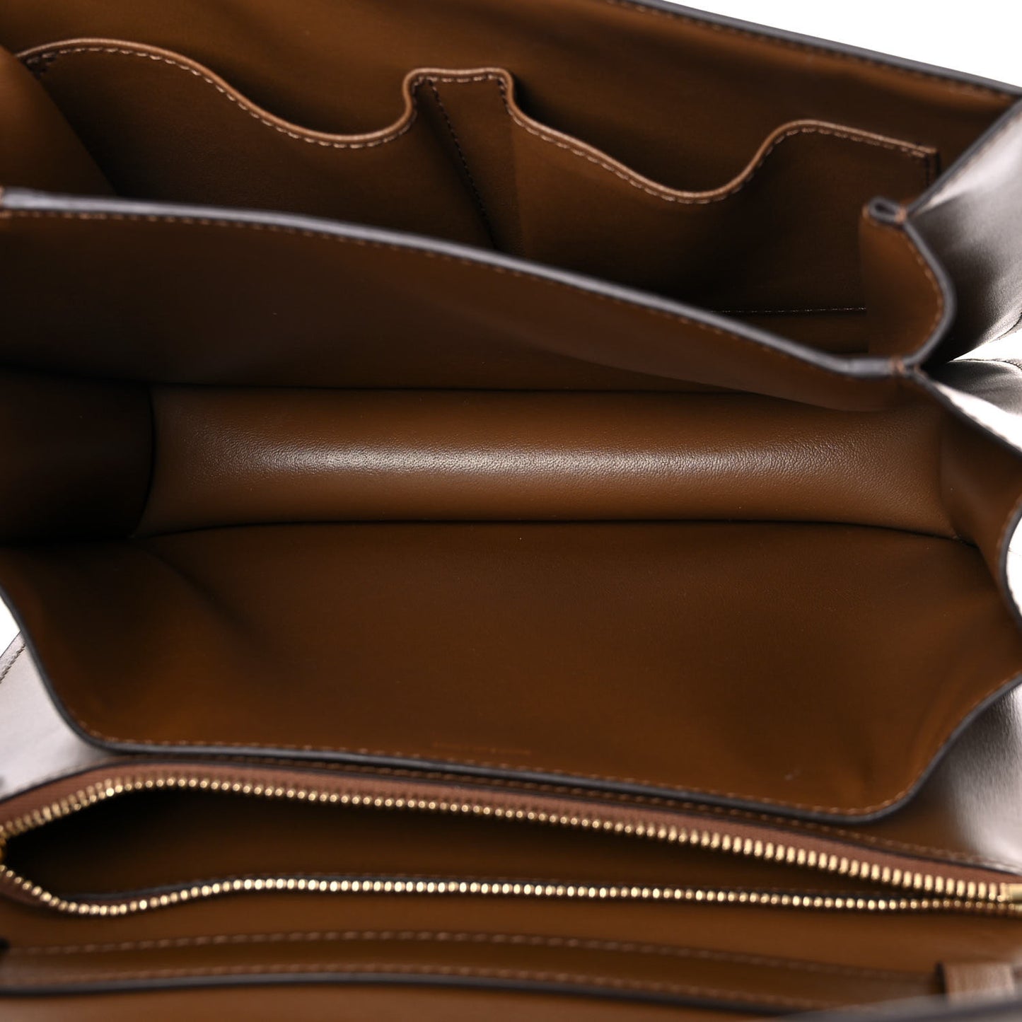 Box Calfskin Medium Classic Box Flap Bag Camel