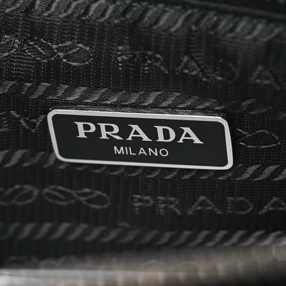 Prada Nylon Saffiano Mini Re-Edition 2005 Bag Black 6 of 9