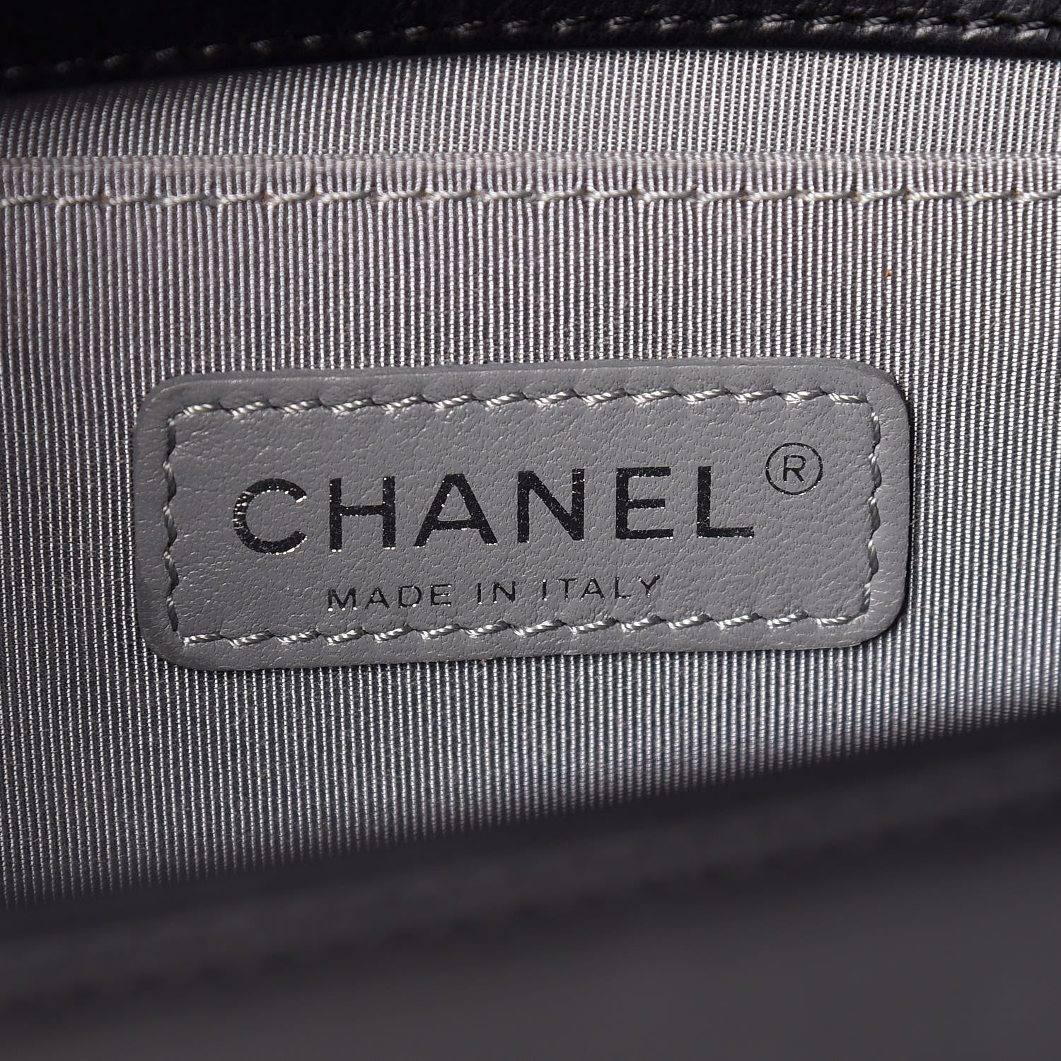 Chanel Calfskin Double Stitch Medium Boy Flap Black 8 of 13