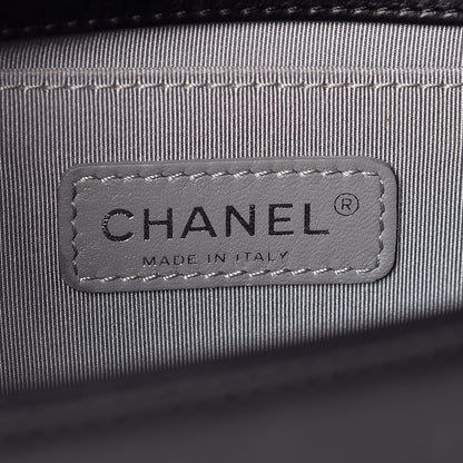 Chanel Calfskin Double Stitch Medium Boy Flap Black 8 of 13