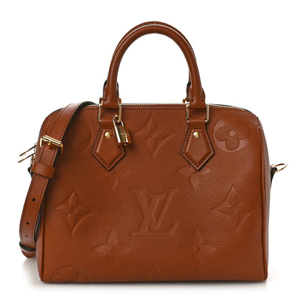 Louis Vuitton Empreinte Monogram Giant Speedy Bandouliere 25 Cognac 1 of 8