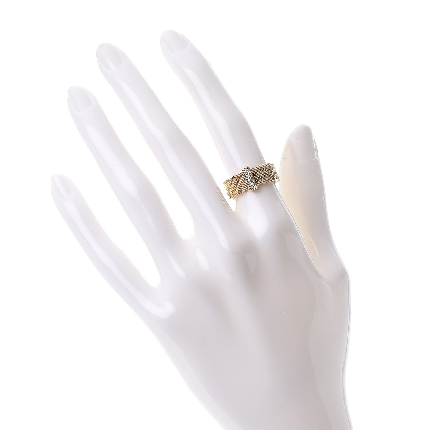 18K Yellow Gold 4 Diamond Somerset Ring 49 5