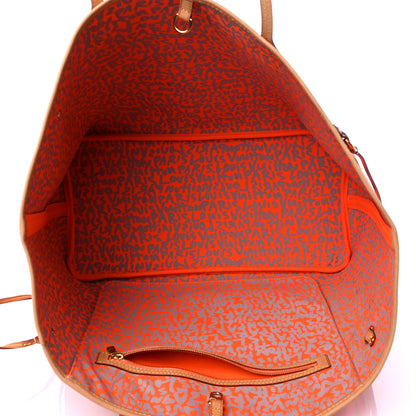 Louis Vuitton Monogram Graffiti Neverfull GM Orange 5 of 12