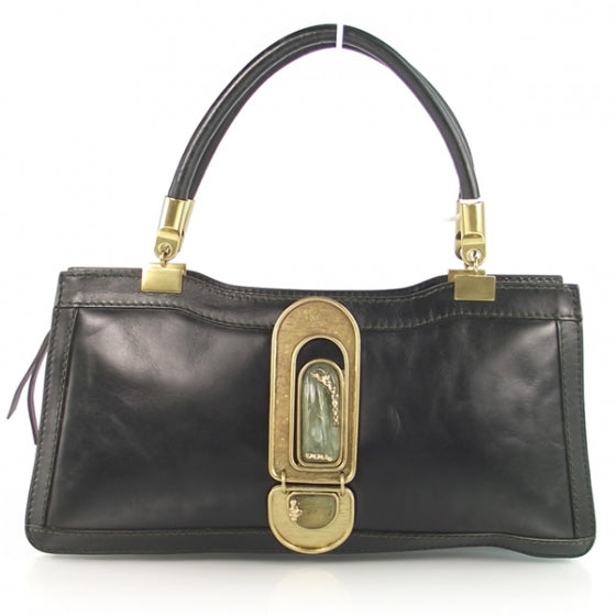 Chloe Leather Handbag Dark Green 1 of 9
