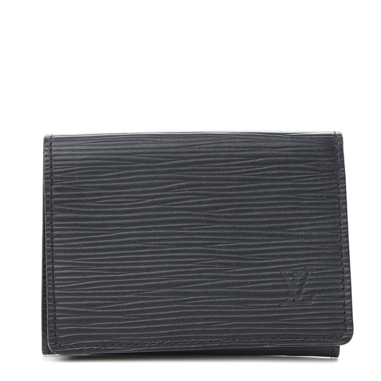 Louis Vuitton Epi Enveloppe Carte De Visite Black 1 of 5