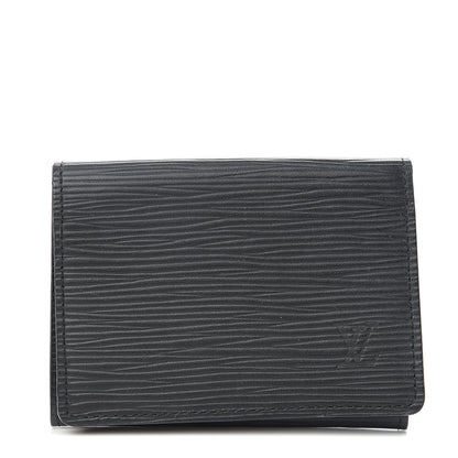 Louis Vuitton Epi Enveloppe Carte De Visite Black 1 of 5