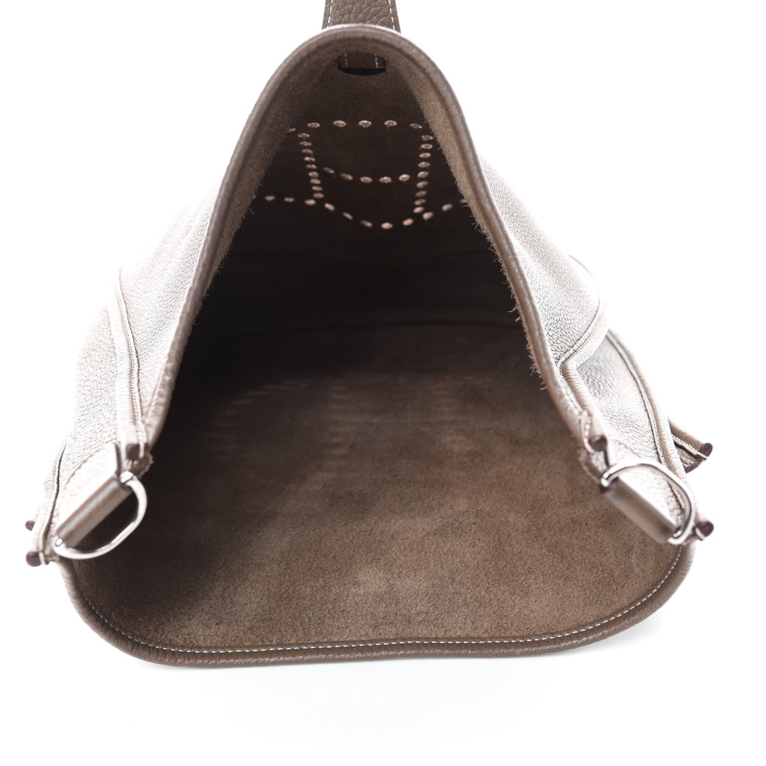 Hermes Taurillon Clemence Evelyne III PM Etoupe 5 of 10