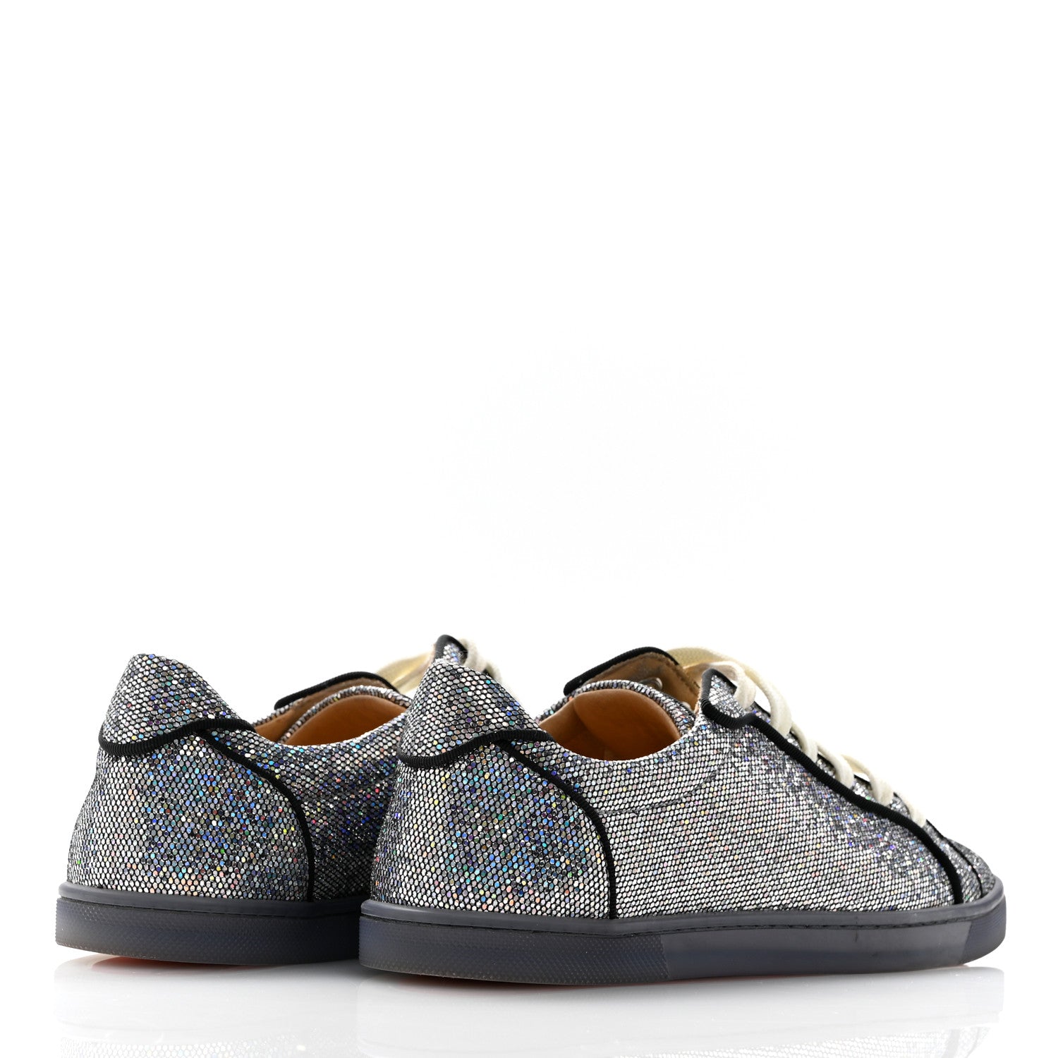 Christian Louboutin Seava Glitter Disco Ball Flat Sneakers 36 Multicolor 5 of 11