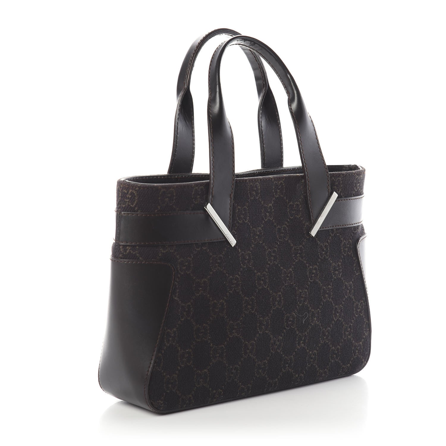 Gucci Monogram Shoulder Bag Brown 2 of 8