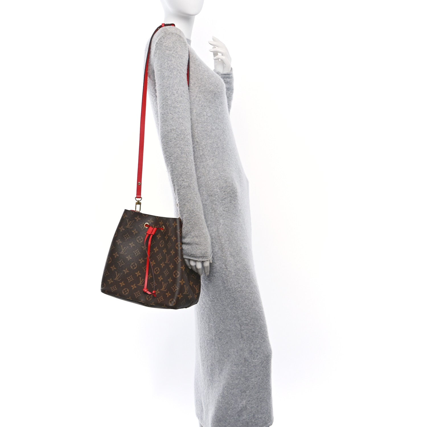 Louis Vuitton Monogram Neonoe MM Coquelicot 2 of 10