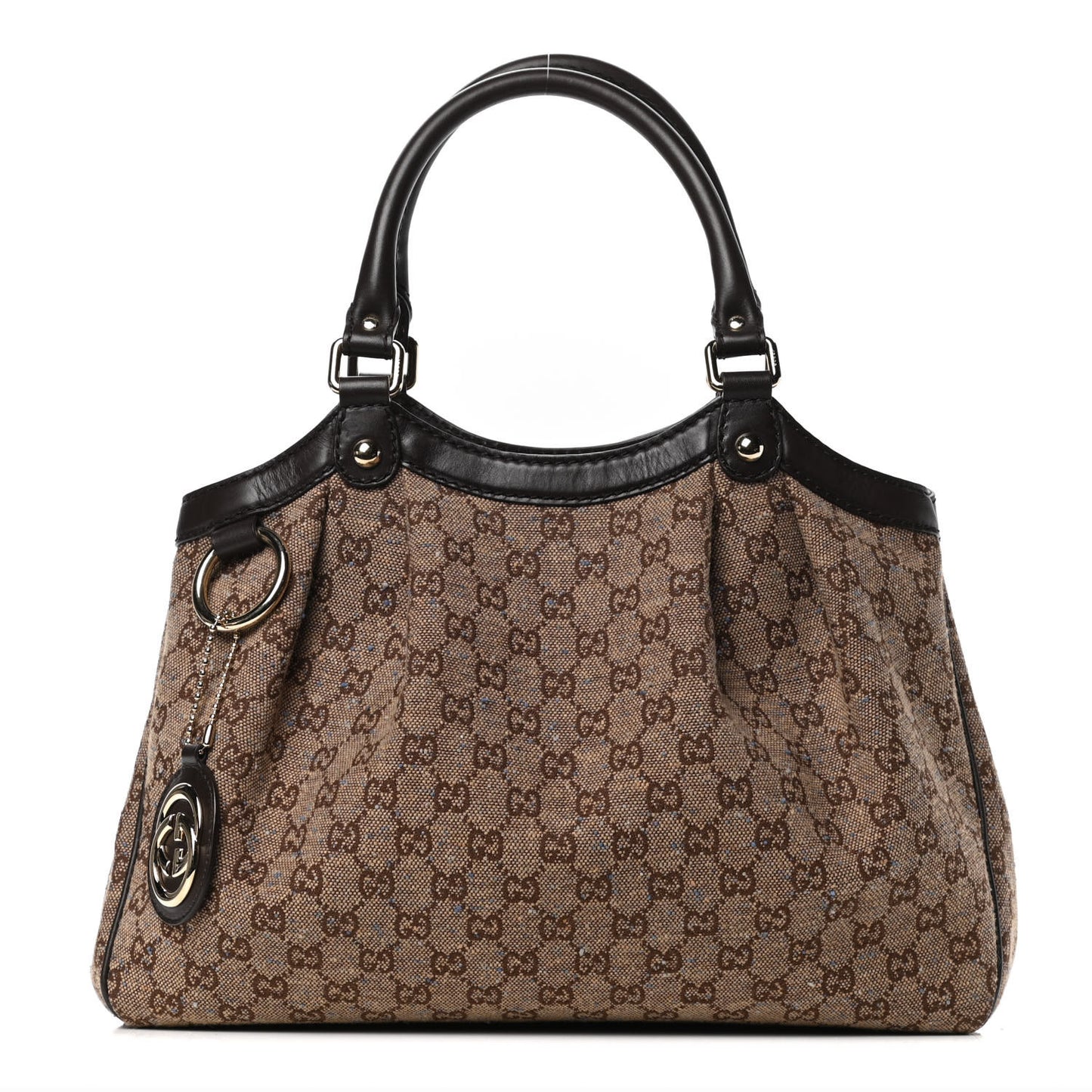 Monogram Medium Sukey Tote Dark Brown
