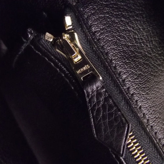 Hermes Taurillon Clemence BIRKIN 35 Noir 8 of 13