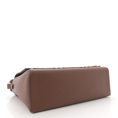 Burberry Calfskin Vintage Check Note Crossbody Bag Tan 4 of 10