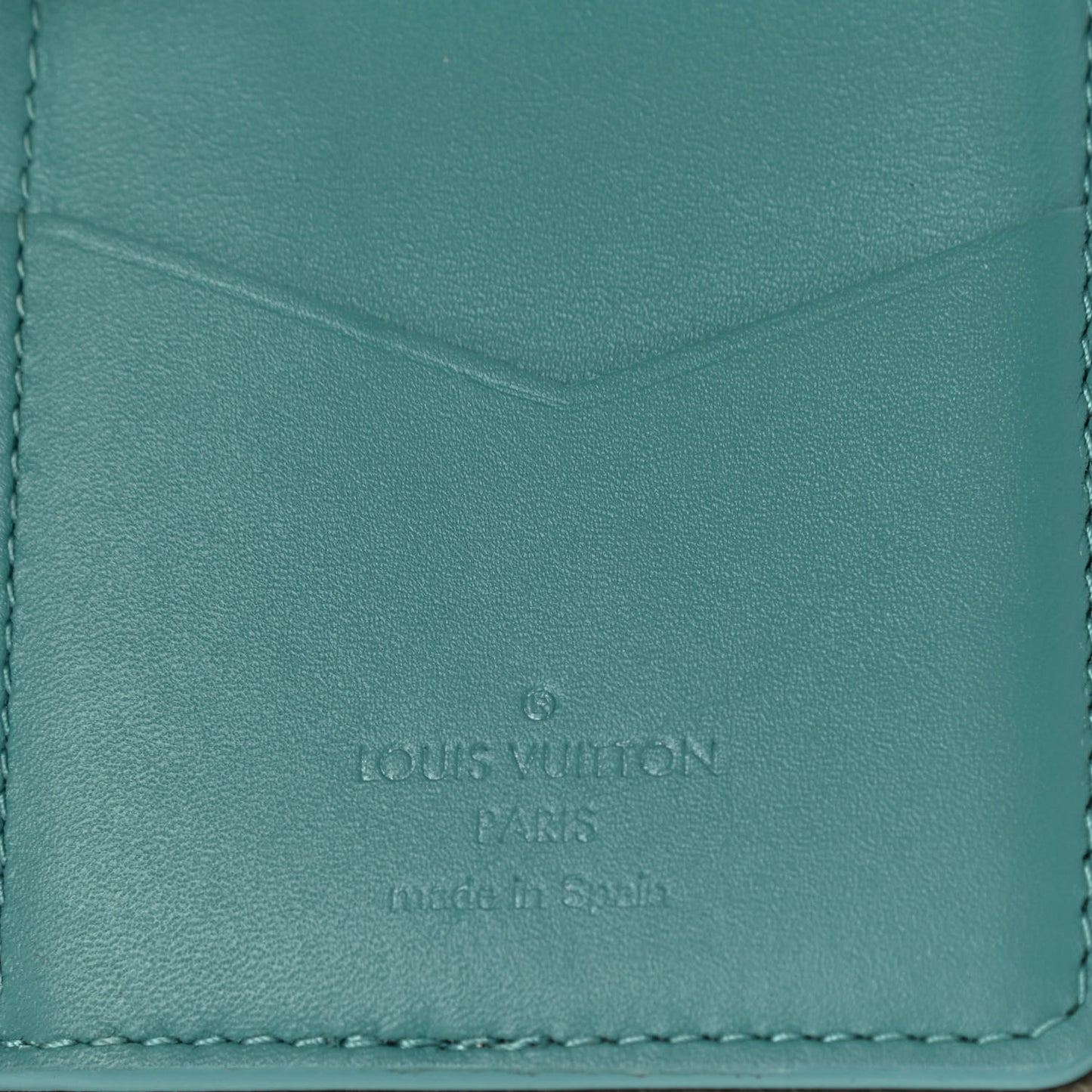 Monogram Outdoor Slender Wallet Pacific Blue