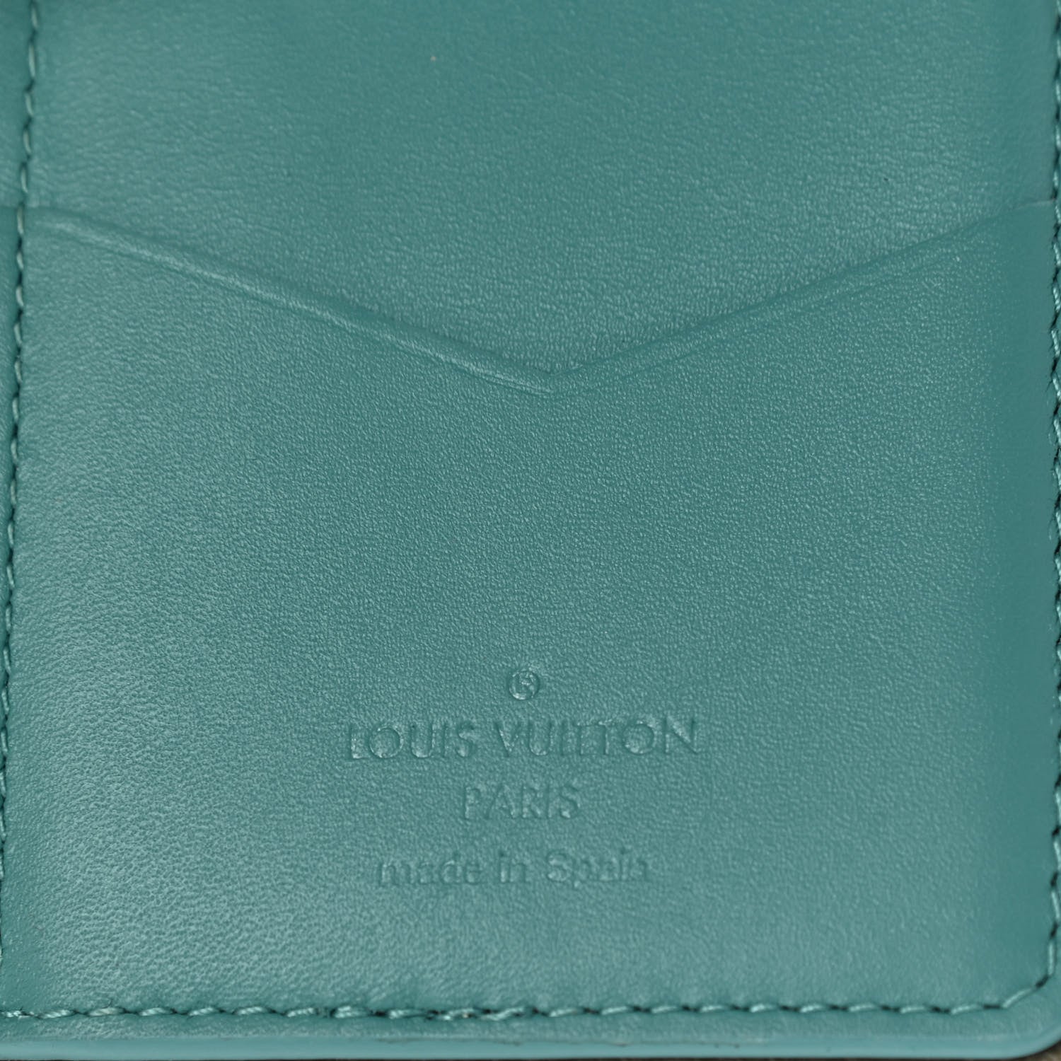 Louis Vuitton Monogram Outdoor Slender Wallet Pacific Blue 6 of 12