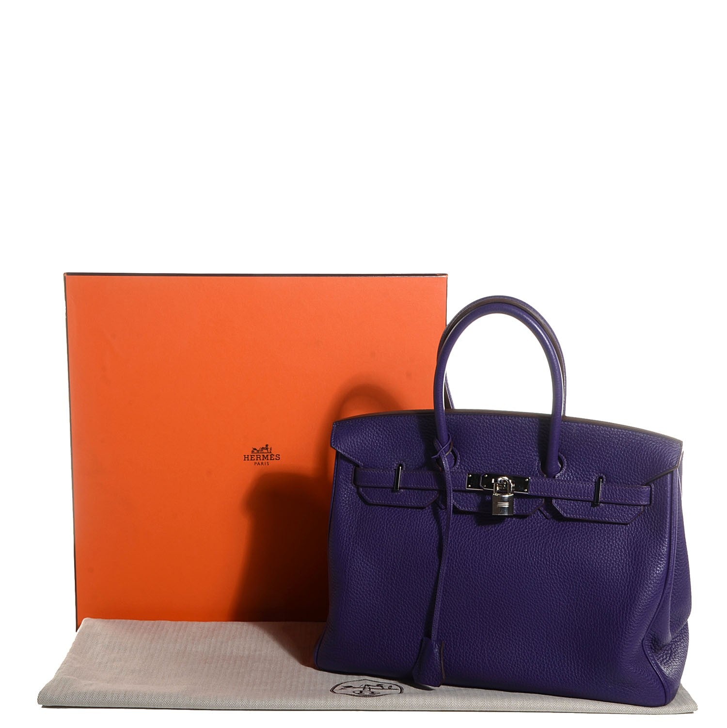 Hermes Togo Birkin 35 Iris 19 of 19
