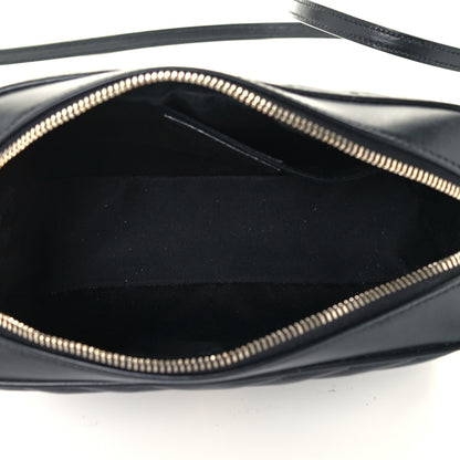 Saint Laurent Calfskin Matelasse Monogram Lou Camera Bag Black 7 of 10