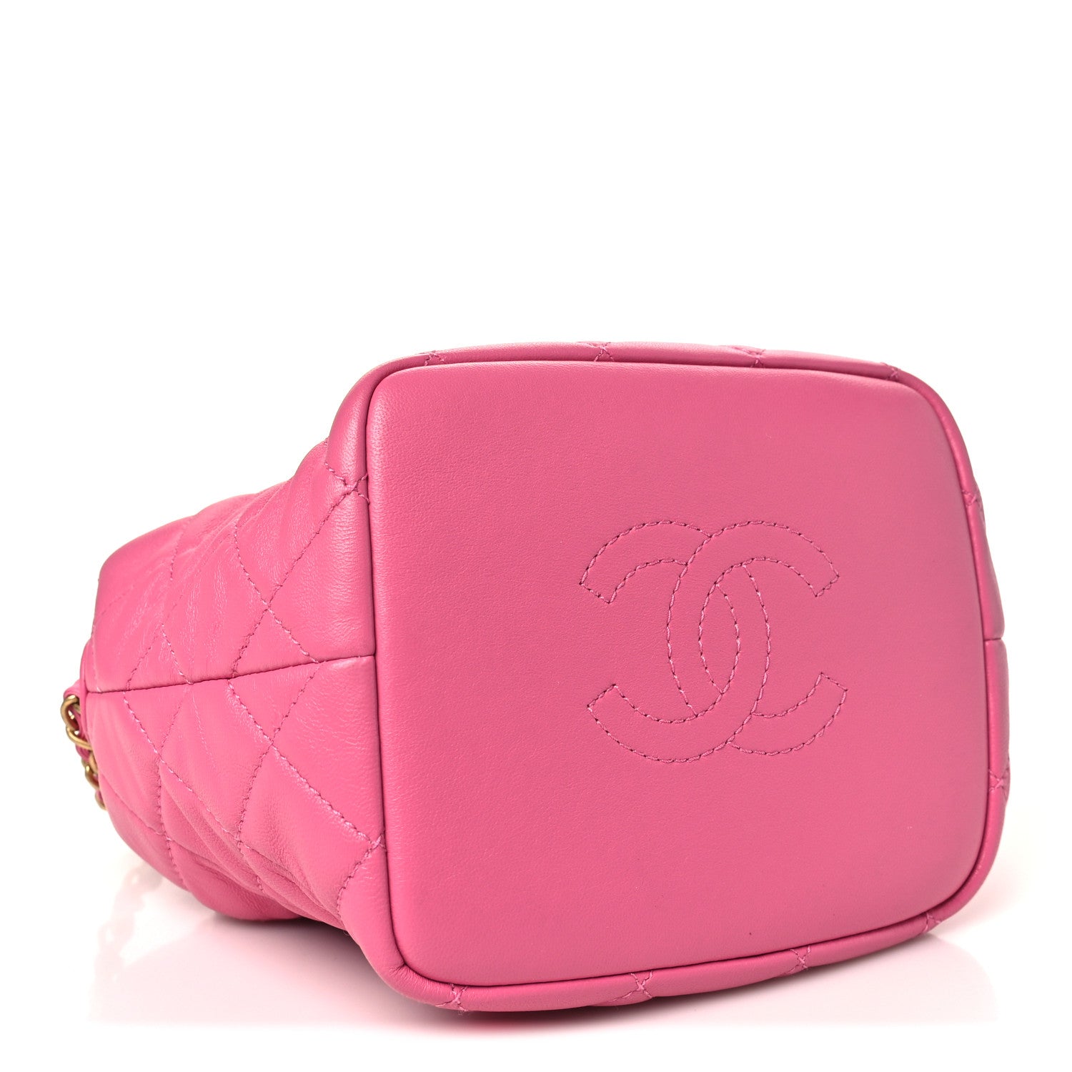 Chanel Lambskin Quilted Small Perfect Meeting Hobo Pink 4 of 10