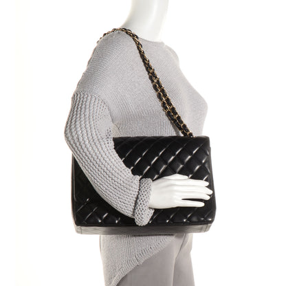 Chanel Lambskin Maxi Single Flap Black 2 of 9