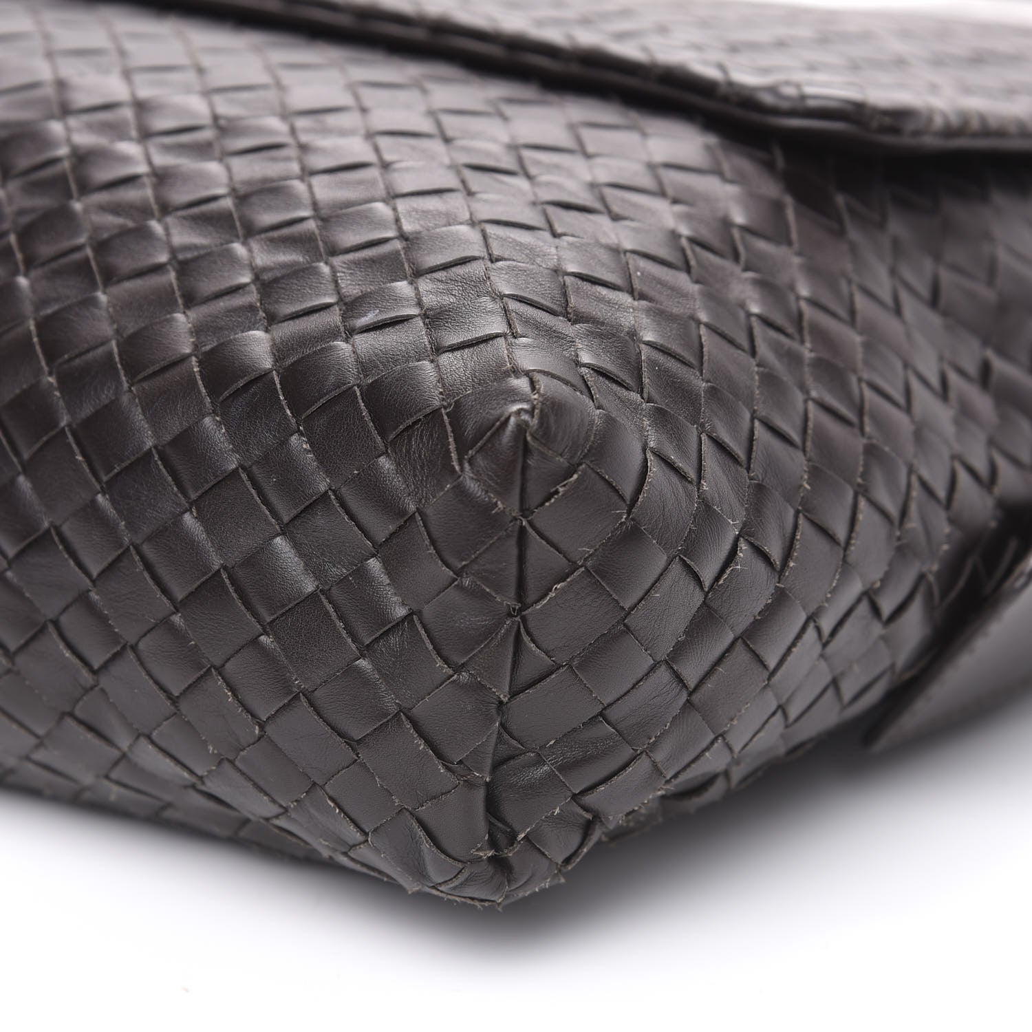 Bottega Veneta Nappa Intrecciato Messenger Bag Ebano 10 of 11