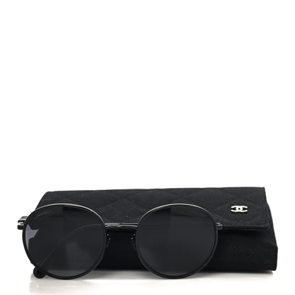 Chanel Metal Pantos Sunglasses 4282 Black 7 of 7
