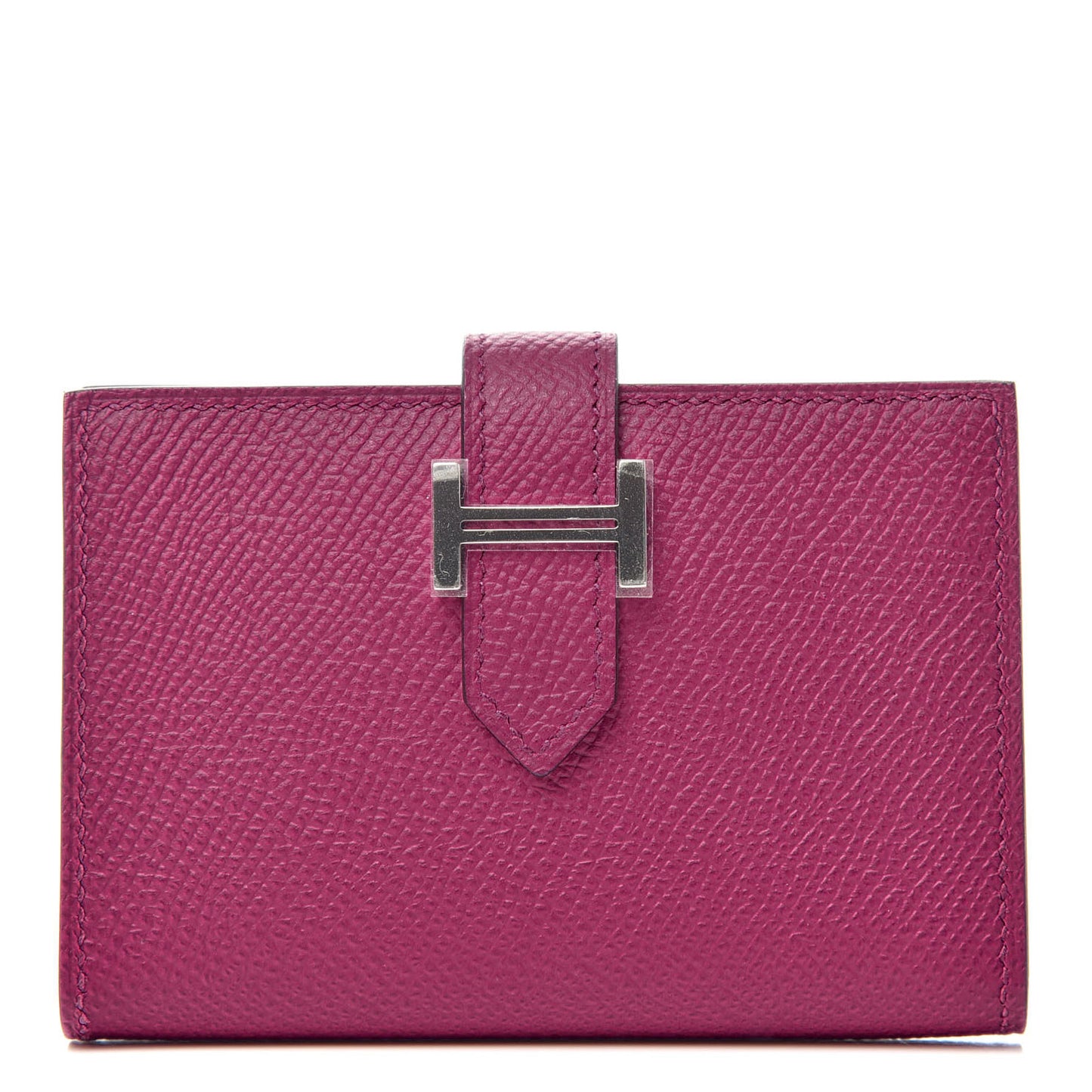 Epsom Bearn Card Holder Wallet Rose Pourpre