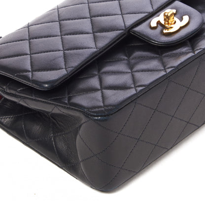 Chanel Lambskin Quilted Medium Double Flap Black 6 of 9