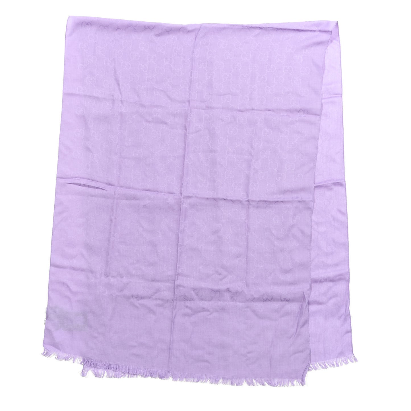 Wool Silk GG Monogram GGNat Plus Scarf Purple