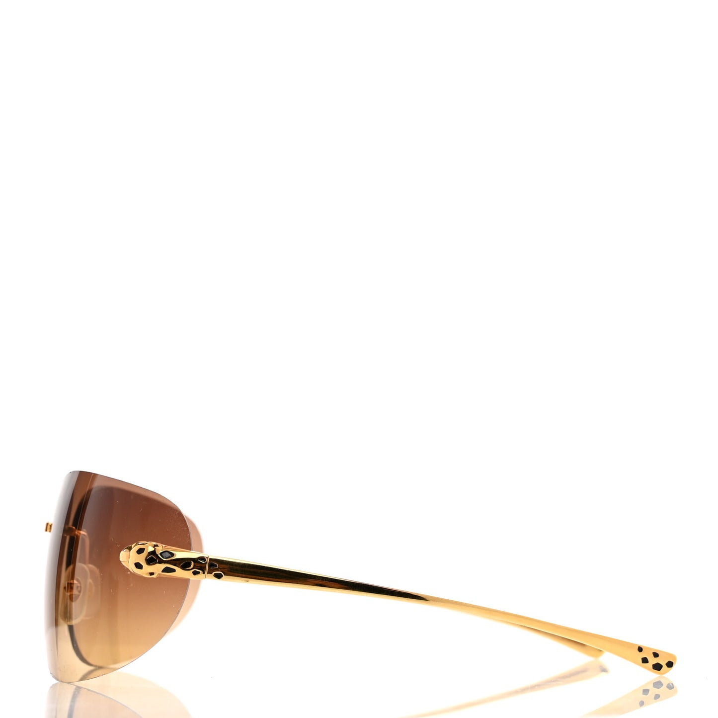 Panthere De Cartier Sunglasses CT0266S Gold