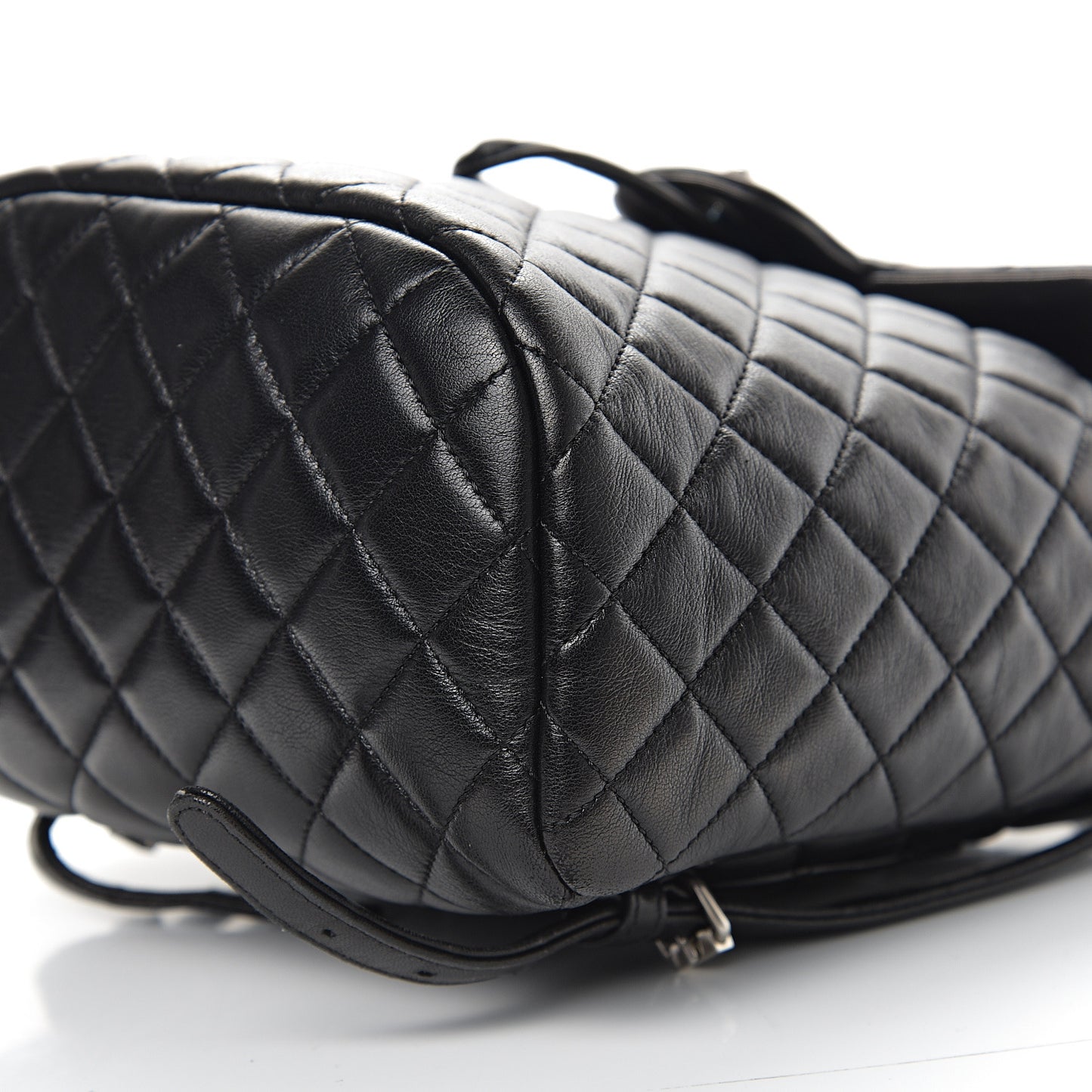 Lambskin Quilted Small Urban Spirit Backpack Black