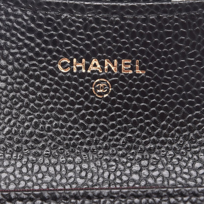 Chanel Caviar Quilted Flap Card Holder Black 6 of 8