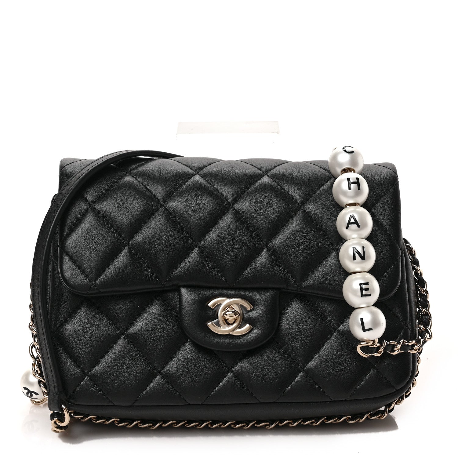 Chanel Lambskin Quilted Small My Precious Flap Black 1 of 9