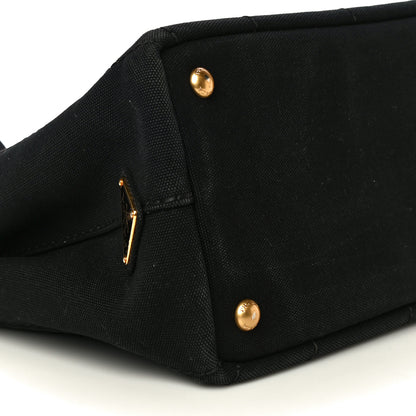 Prada Canapa Small Logo Tote Black 9 of 10
