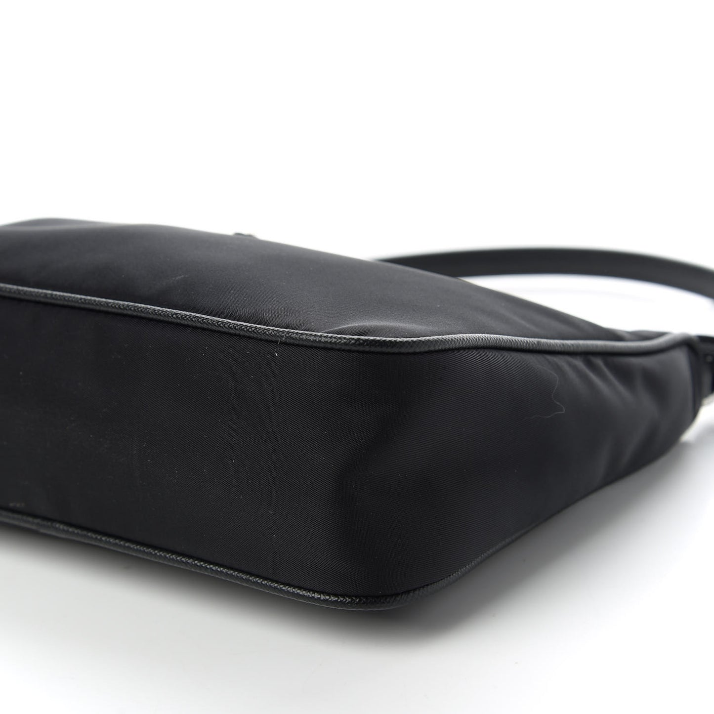 Tessuto Nylon Saffiano Mini Re-Edition 2005 Bag Black