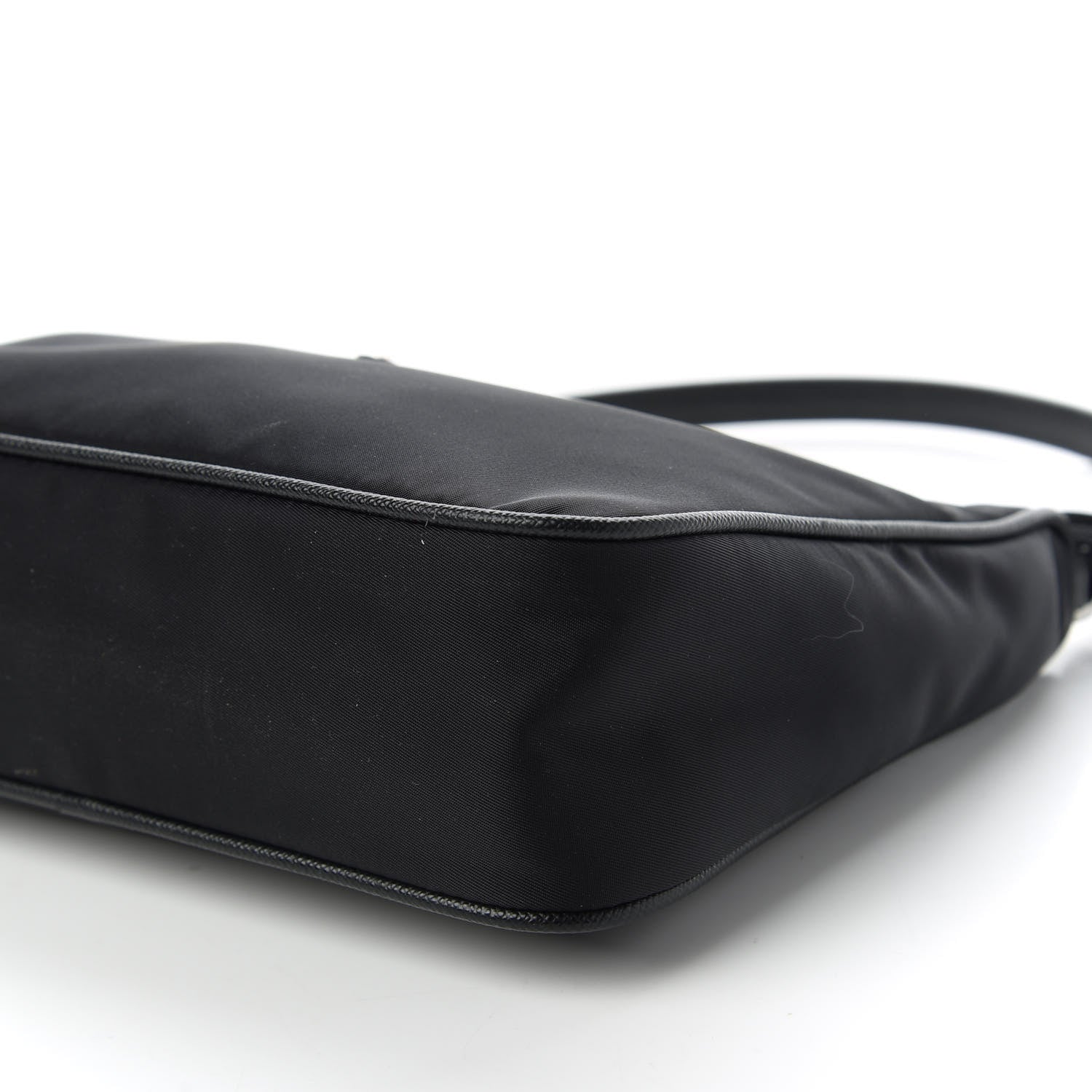 Prada Tessuto Nylon Saffiano Mini Re-Edition 2005 Bag Black 7 of 11