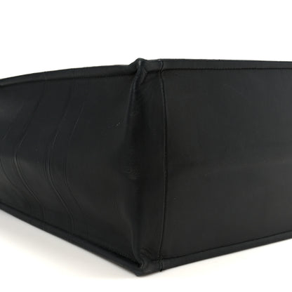 Christian Dior Calfskin Embossed Medium Book Tote Black 9 of 10