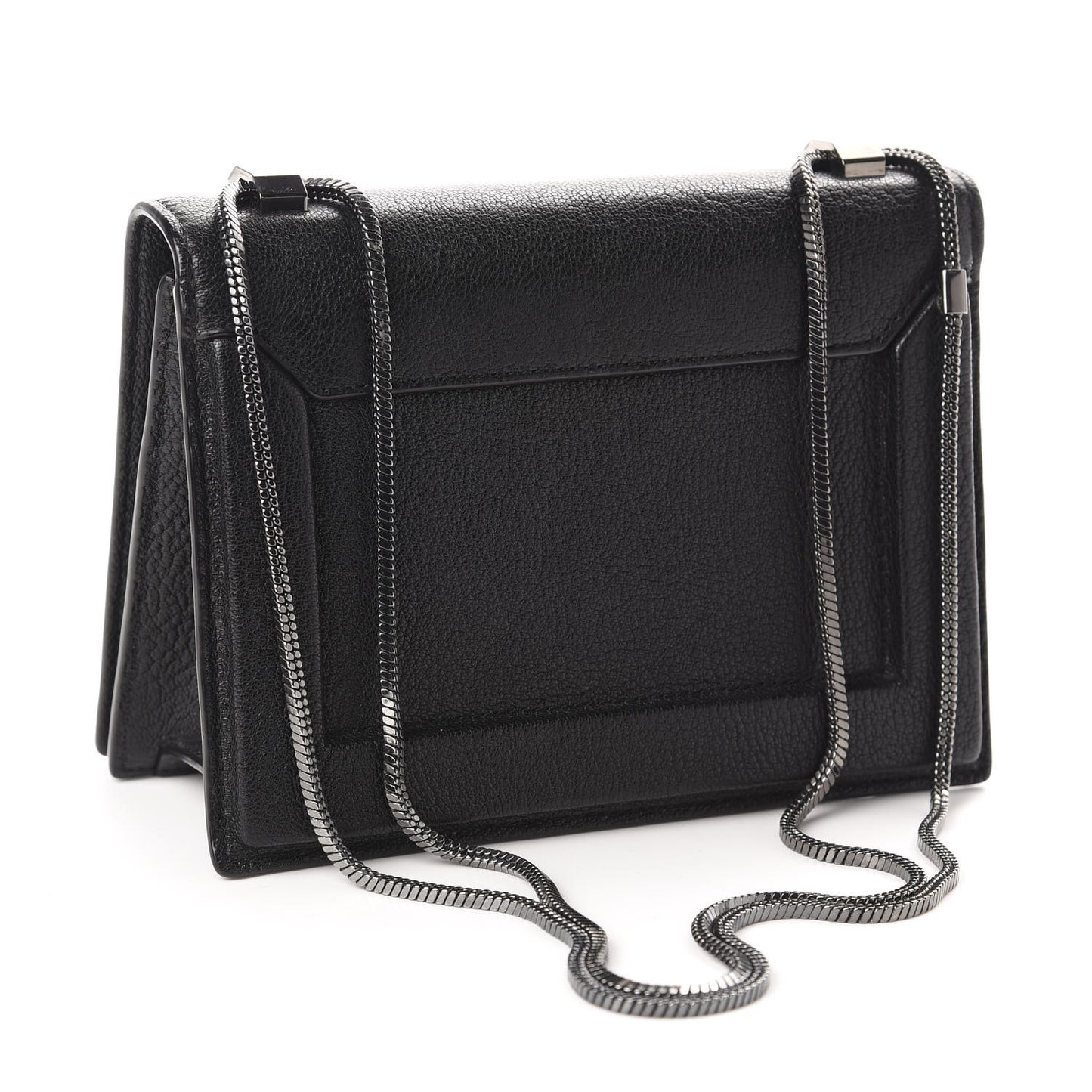 3.1 Goatskin Mini Soleil Flap Bag Black
