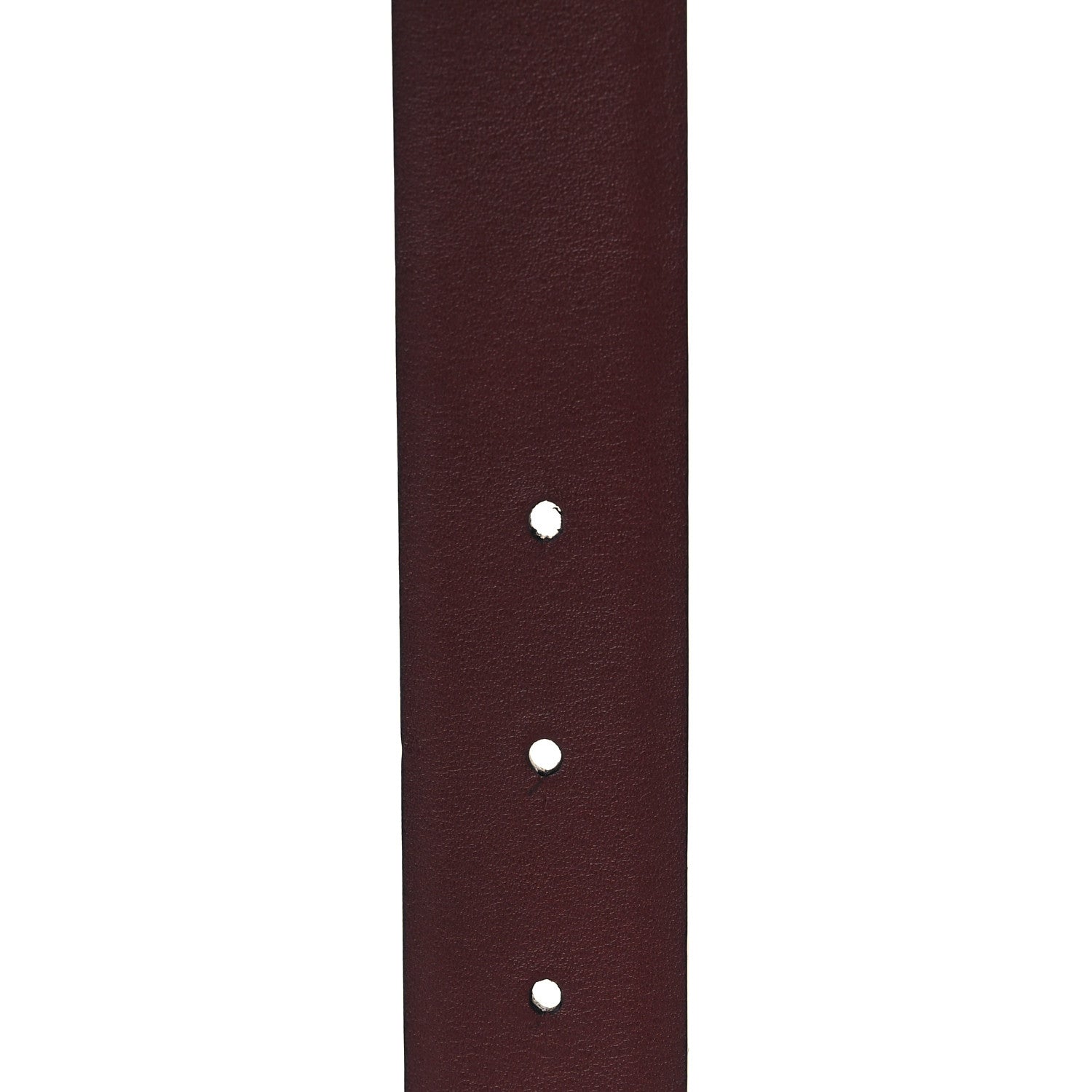 Chanel Calfskin CC Reversible Belt 75 30 Black Burgundy 4 of 5