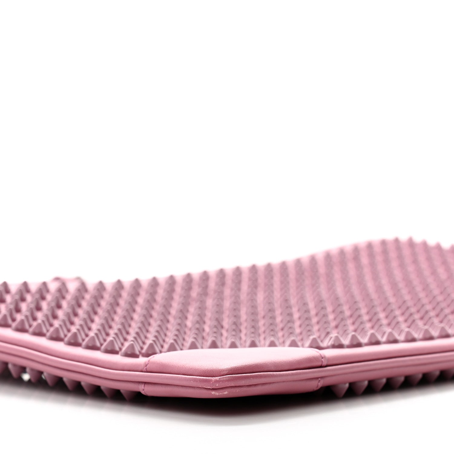 Christian Louboutin Calfskin Spikes Loubiposh Chain Clutch Rosette 8 of 13