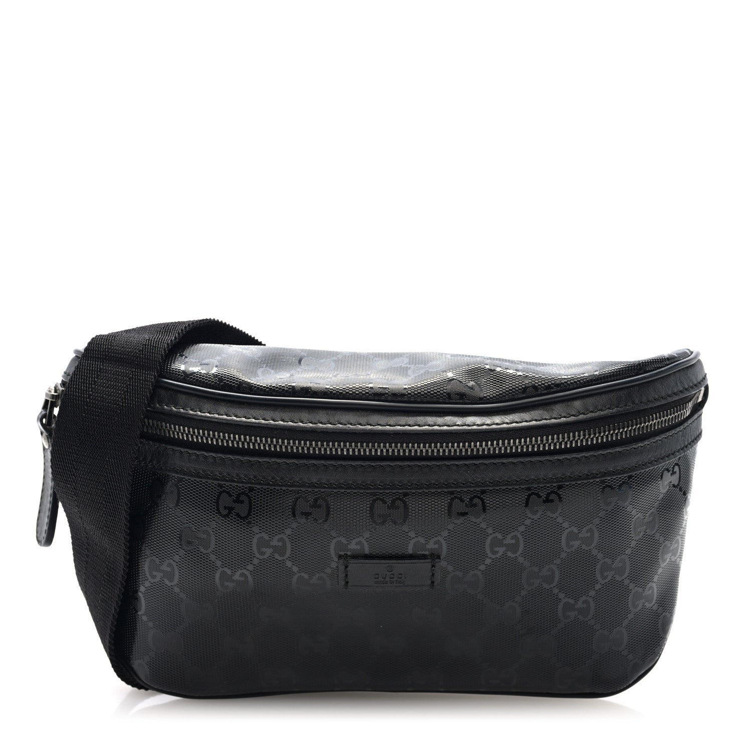 Gucci Imprime Monogram Belt Bag Black 1 of 10